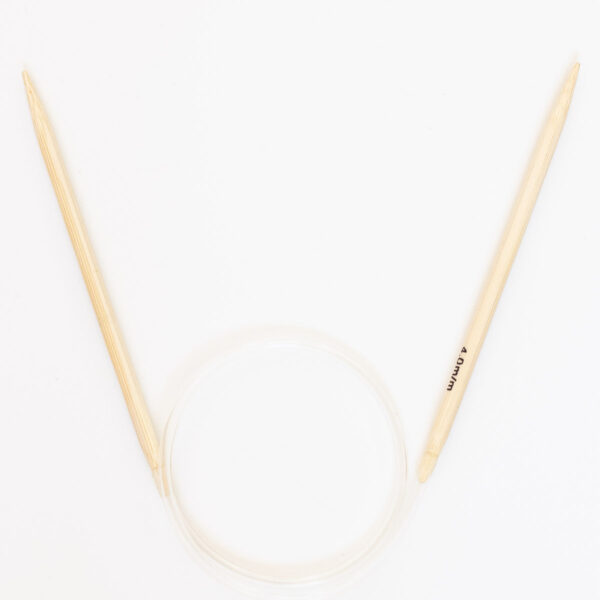 Agulha Circular para trico em Bambu 40 cm Pingouin 2 - Armarinho Fios Aurora
