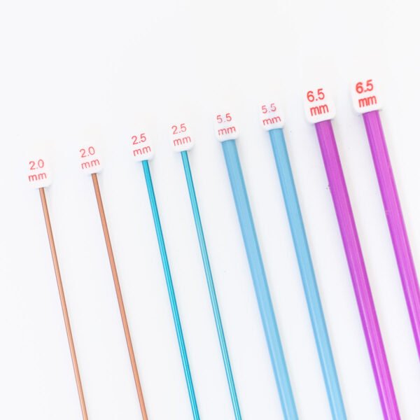 Agulha para tricô alumínio 34cm