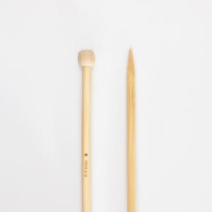 Agulha para tricô em Bambu 30 cm - Pingouin 6,5 mm