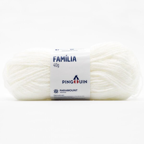 Lã Família Pingouin 40g Branco 002