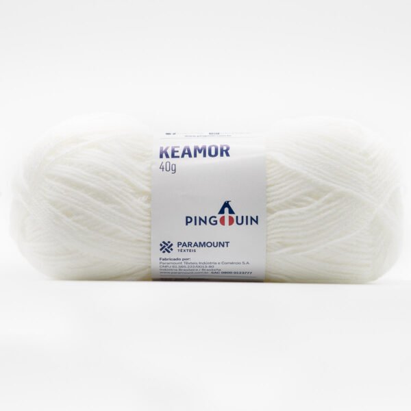 Lã Keamor Pingouin 40g Branco 002
