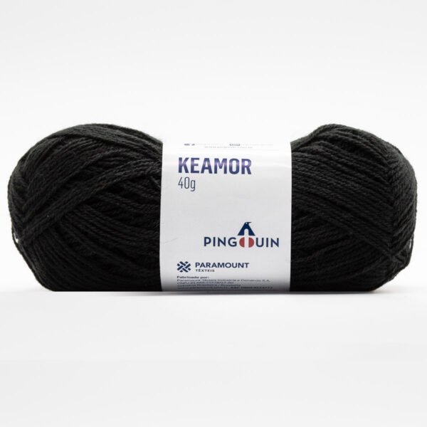 Lã Keamor Pingouin 40g Preto 100
