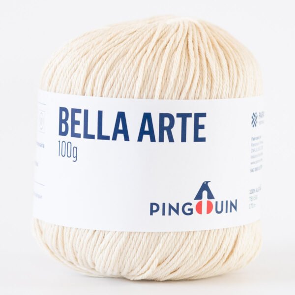 Linha Bella Arte Pingouin 100g Cru 4
