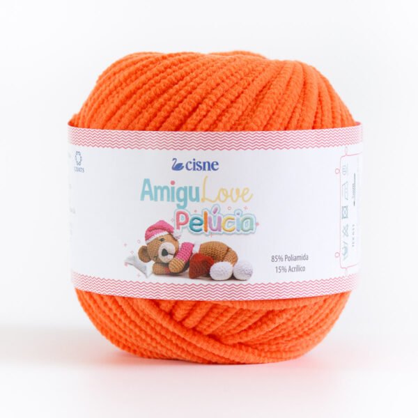 Amigulove Pelúcia 90m Laranja Vivo 332
