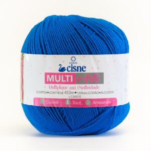 Barbante Cisne Multiarte 453m - 6 fios Azul Royal 00140