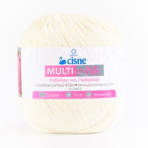 Barbante Cisne Multiarte 453m - 6 fios Cru 0000C