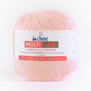 Barbante Cisne Multiarte 453m - 6 fios Rosa Candy 00023