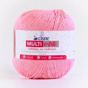 Barbante Cisne Multiarte 453m - 6 fios Rosa Old 00053