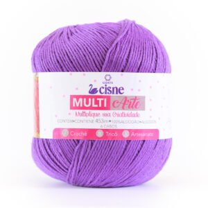 Barbante Cisne Multiarte 453m - 6 fios Roxo Escuro 00111