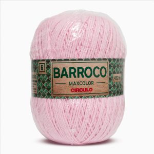 Barbante Barroco Maxcolor  6 - 400g 3526 - Rosa Candy