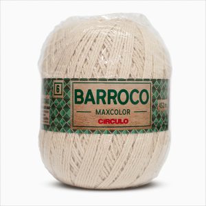 Barbante Barroco Maxcolor  6 - 400g 7684 - Porcelana